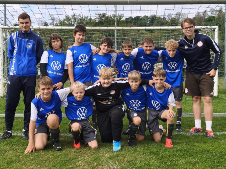 Mannschaftsfoto der D3-Junioren des JFV Rennsteig